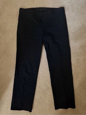 Theory Linen Crop Pant